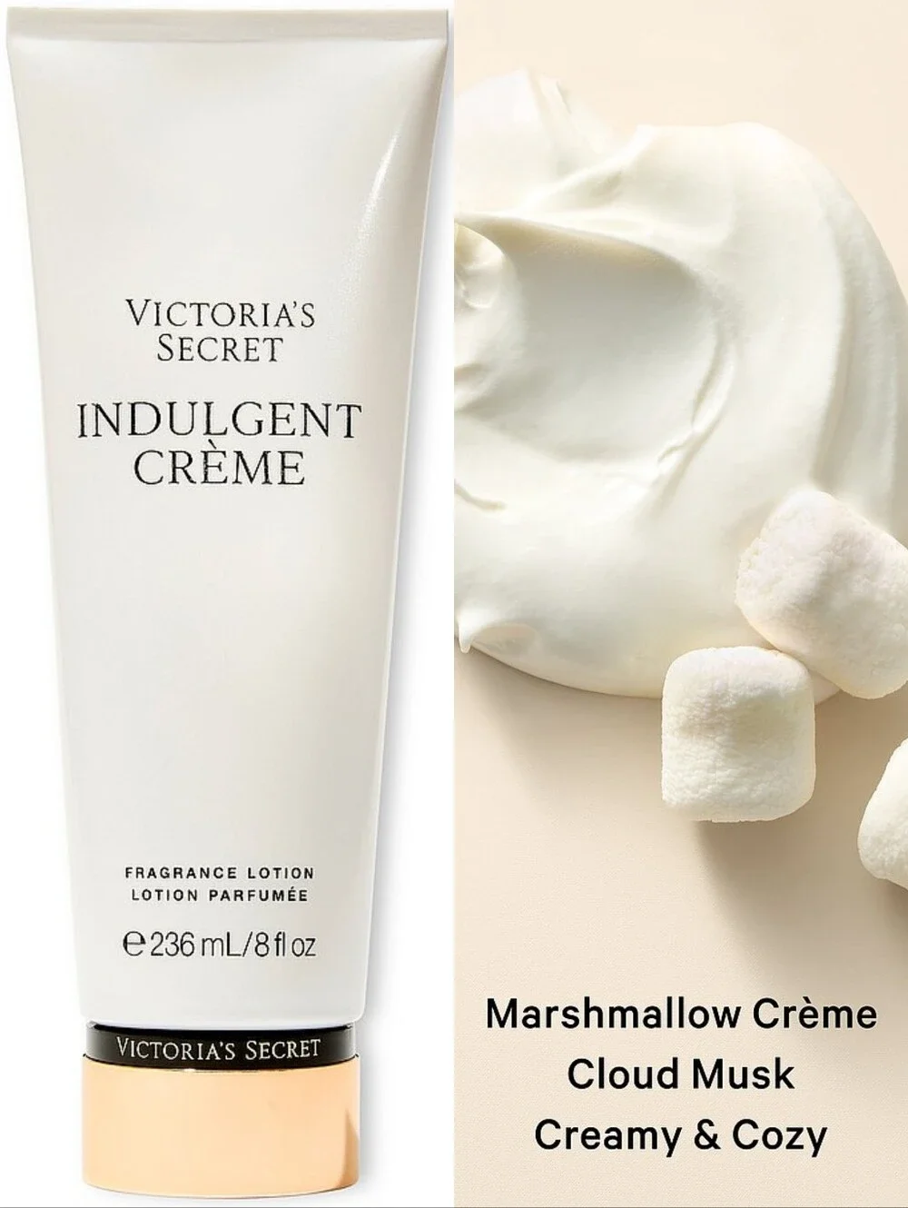 Victoria's Secret Indulgent Crème Fragrance Body Lotion 8oz NEW